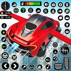 Скачать Flying Car Robot Shooting Game на телефон — Безлимитные деньги и оружие