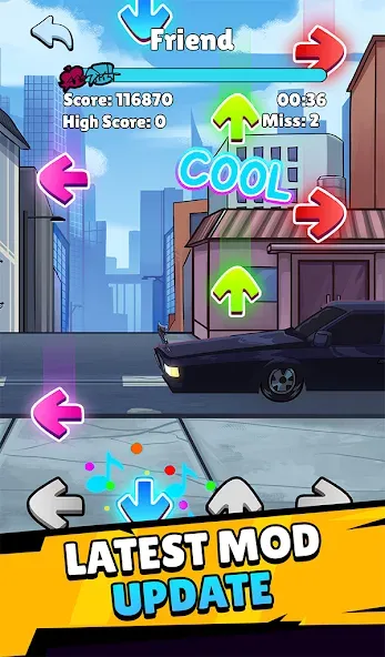 Music Rap Time Battle MOD APK на Android — Все треки и безлимитные ноты — скриншот 1