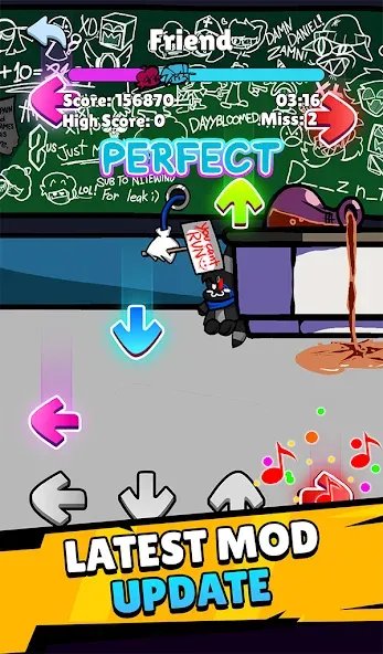 Music Rap Time Battle MOD APK на Android — Все треки и безлимитные ноты — скриншот 3