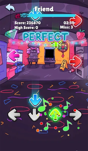 Music Rap Time Battle MOD APK на Android — Все треки и безлимитные ноты — скриншот 5