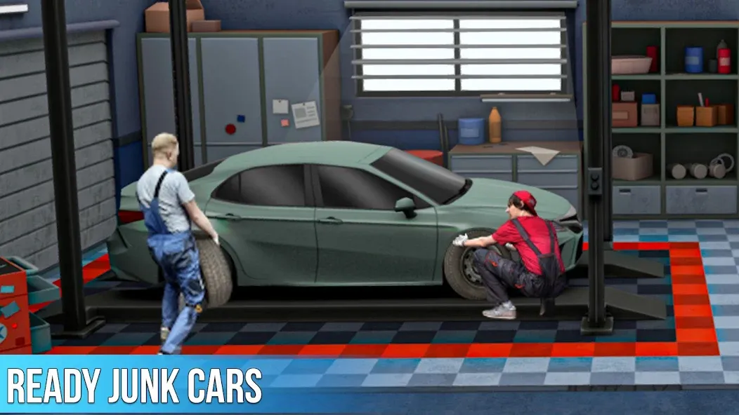 Взлом Used Car Dealers Job Simulator — Безлимитные деньги и открыты все машины — скриншот 1