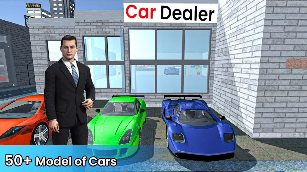 Взлом Used Car Dealers Job Simulator — Безлимитные деньги и открыты все машины — скриншот 3