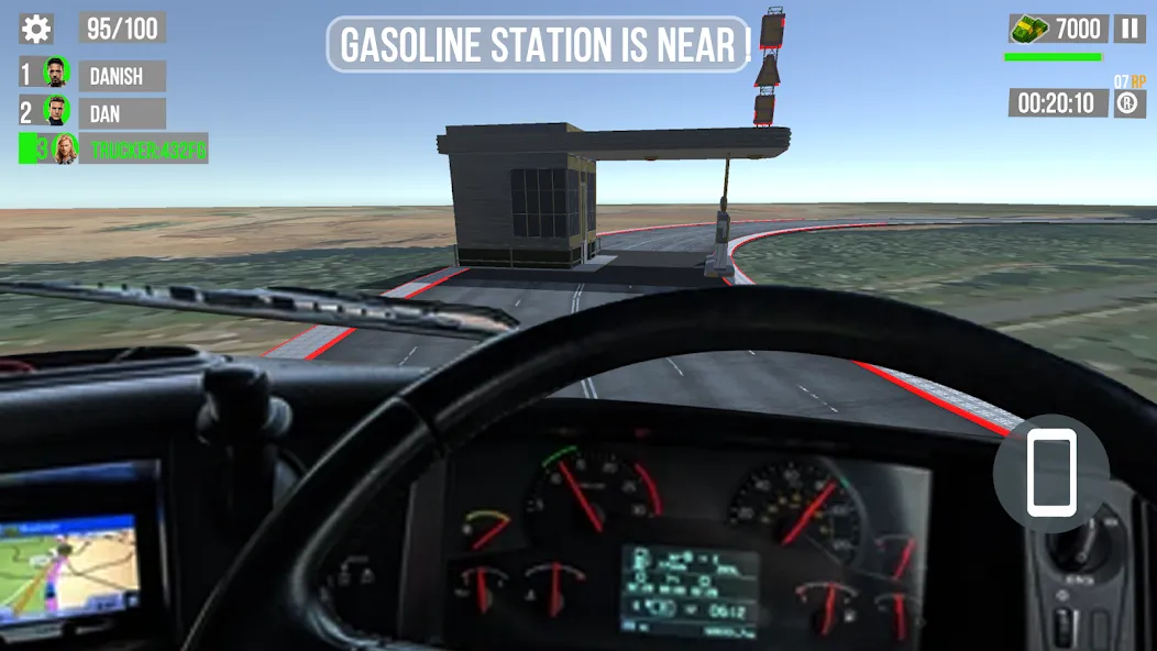 Скачать Euro Truck Gas Station Games (Мод: Безлимитное топливо и все грузовики) на Андроид — скриншот 3