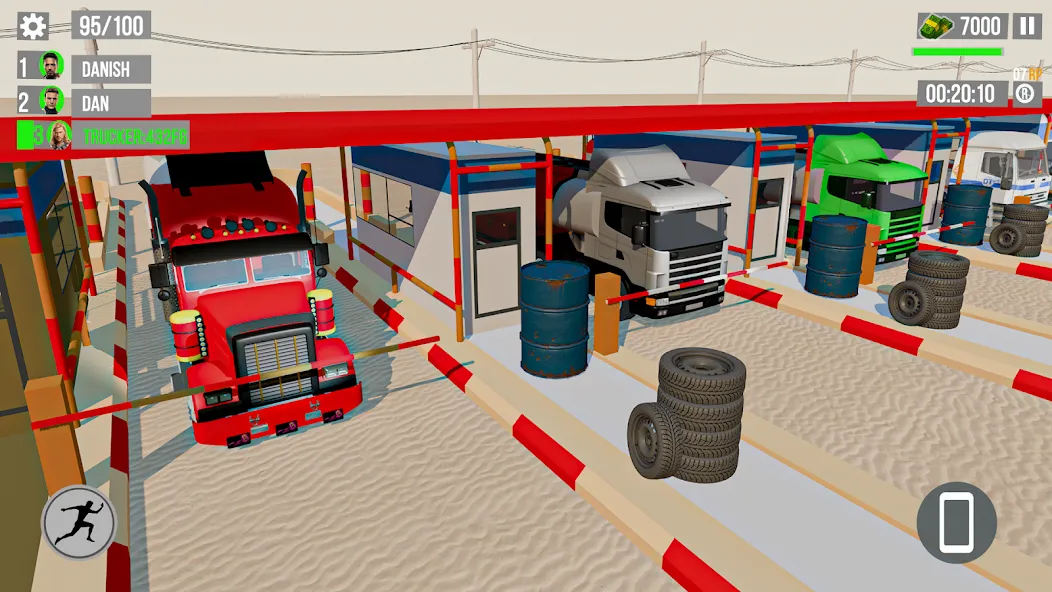 Скачать Euro Truck Gas Station Games (Мод: Безлимитное топливо и все грузовики) на Андроид — скриншот 4