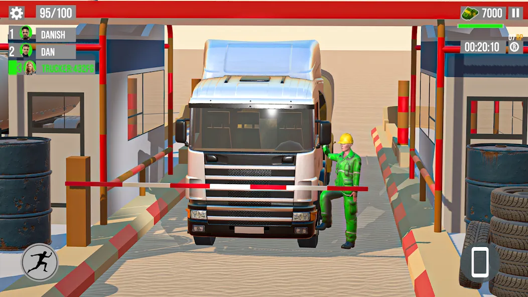 Скачать Euro Truck Gas Station Games (Мод: Безлимитное топливо и все грузовики) на Андроид — скриншот 5