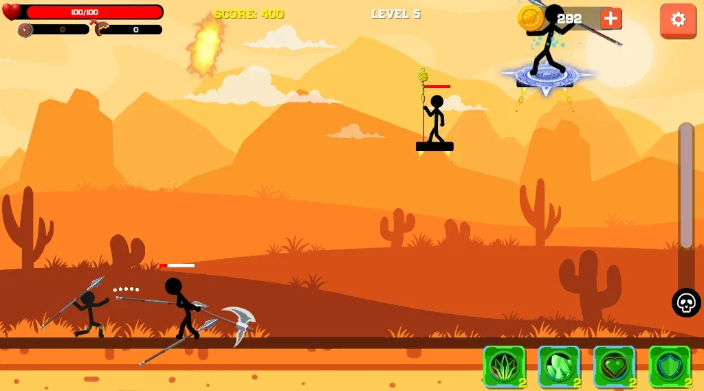 Spear war with Stickman Mod APK Безлимитные монеты и усиленное оружие — Скачать на Андроид — скриншот 1 Spear war with Stickman Mod APK Безлимитные монеты и усиленное оружие — Скачать на Андроид — скриншот 1