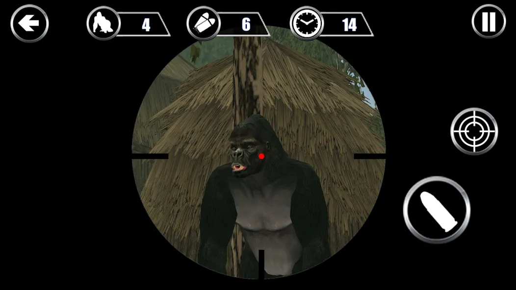 Gorilla Hunter: Hunting games MOD APK на Android — Безлимитные патроны и мощное оружие — скриншот 4 Gorilla Hunter: Hunting games MOD APK на Android — Безлимитные патроны и мощное оружие — скриншот 4