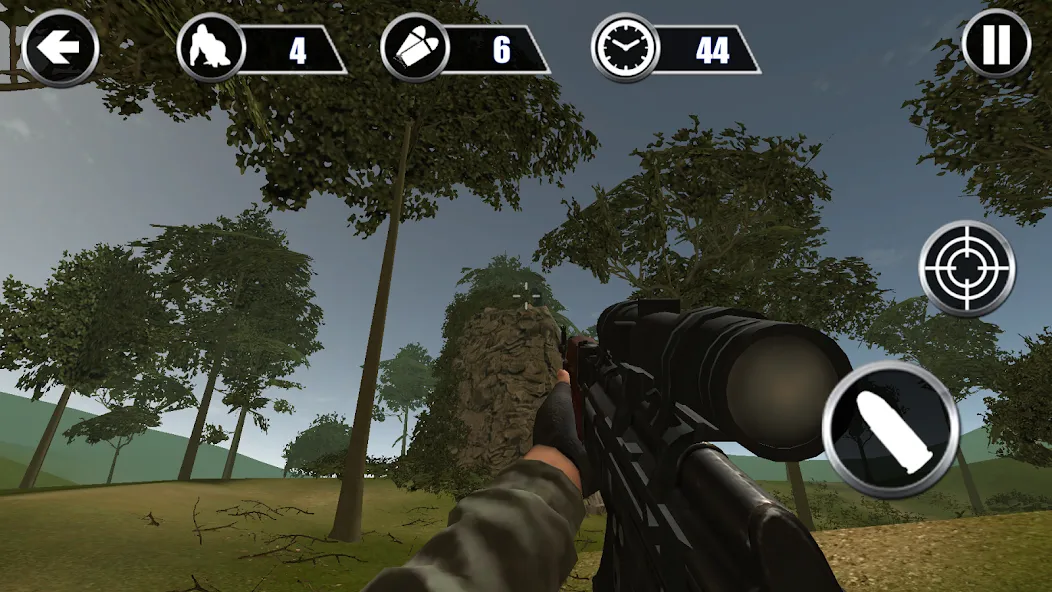 Gorilla Hunter: Hunting games MOD APK на Android — Безлимитные патроны и мощное оружие — скриншот 5 Gorilla Hunter: Hunting games MOD APK на Android — Безлимитные патроны и мощное оружие — скриншот 5