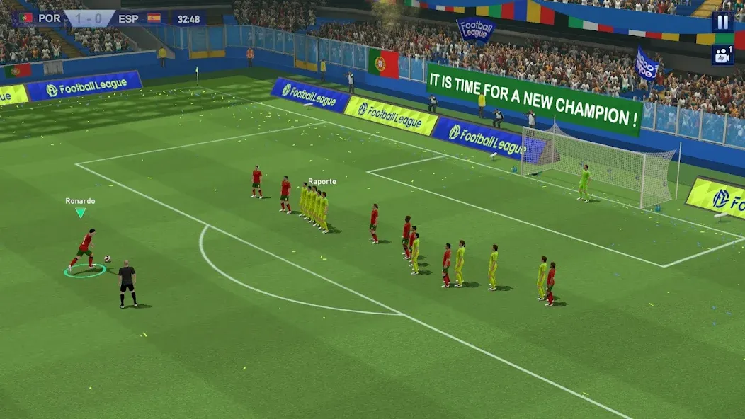 Скачать Football League 2024 с модом — Безлимитные деньги и энергия — скриншот 4