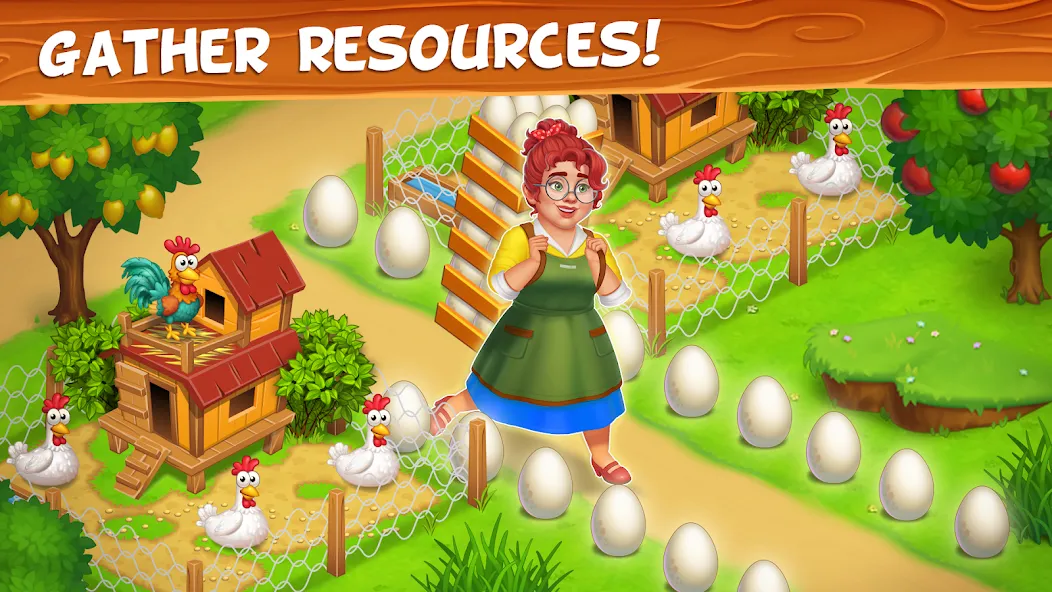 Взломанная Farm Town - Family Farming Day на Андроид — Безлимитные монеты и ресурсы — скриншот 3 Взломанная Farm Town - Family Farming Day на Андроид — Безлимитные монеты и ресурсы — скриншот 3