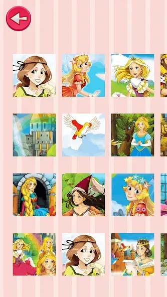 Взломанная Princess Girls Puzzles - Kids на Андроид — Открыты все пазлы и уровни — скриншот 3