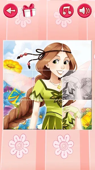 Взломанная Princess Girls Puzzles - Kids на Андроид — Открыты все пазлы и уровни — скриншот 4