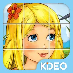 Взломанная Princess Girls Puzzles - Kids на Андроид — Открыты все пазлы и уровни