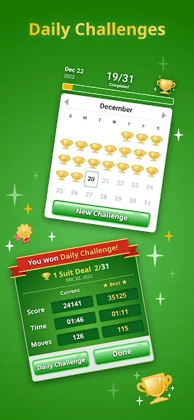 Скачать Spider Solitaire Classic на телефон — Без рекламы и все масти открыты — скриншот 4
