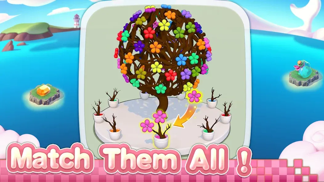 Скачать Mergical-Fun Match Island Game с модом — Безлимитные ресурсы и энергия — скриншот 2