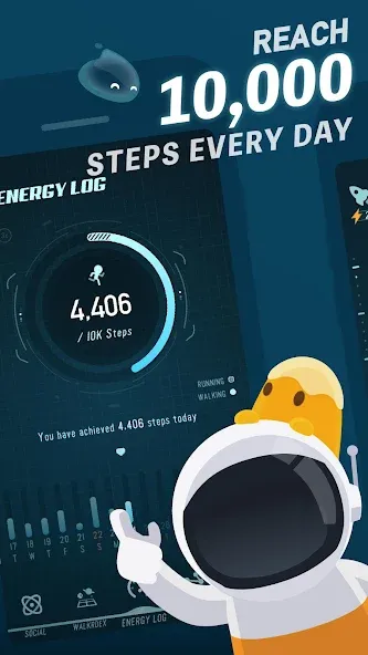 Скачать Walkr: Fitness Space Adventure с модом — Безлимитная энергия и монеты — скриншот 1 Скачать Walkr: Fitness Space Adventure с модом — Безлимитная энергия и монеты — скриншот 1