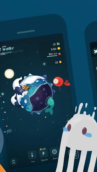 Скачать Walkr: Fitness Space Adventure с модом — Безлимитная энергия и монеты — скриншот 5 Скачать Walkr: Fitness Space Adventure с модом — Безлимитная энергия и монеты — скриншот 5