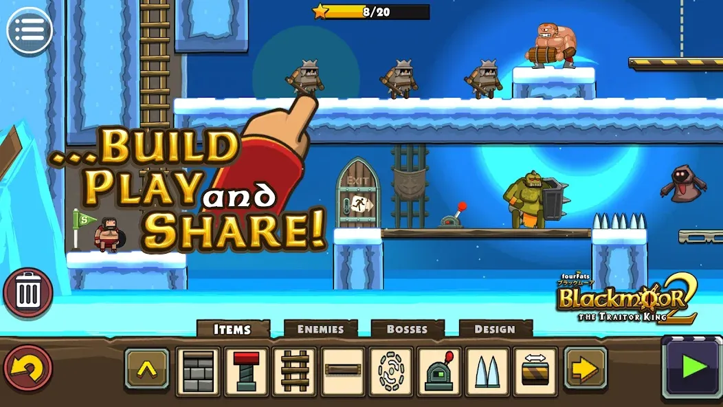 Blackmoor 2: Action Platformer Mod APK Безлимитные монеты и разблокированы герои — Скачать на Андроид — скриншот 5 Blackmoor 2: Action Platformer Mod APK Безлимитные монеты и разблокированы герои — Скачать на Андроид — скриншот 5