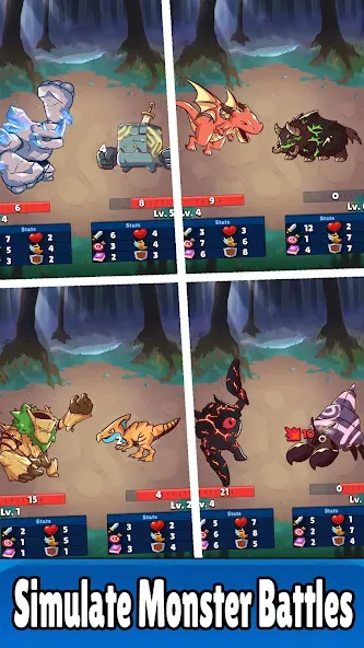 Скачать Monster RPG: AFK Idle Clicker на телефон — Много денег и усиленные монстры — скриншот 2 Скачать Monster RPG: AFK Idle Clicker на телефон — Много денег и усиленные монстры — скриншот 2