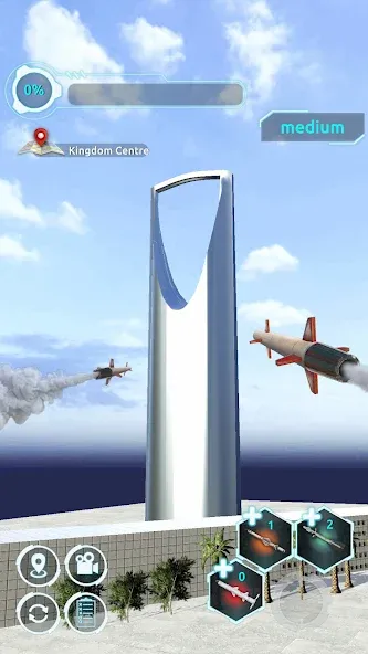 City Demolish: Rocket Smash! — Взломанная версия (Безлимитные ракеты и разрушения) — скриншот 4