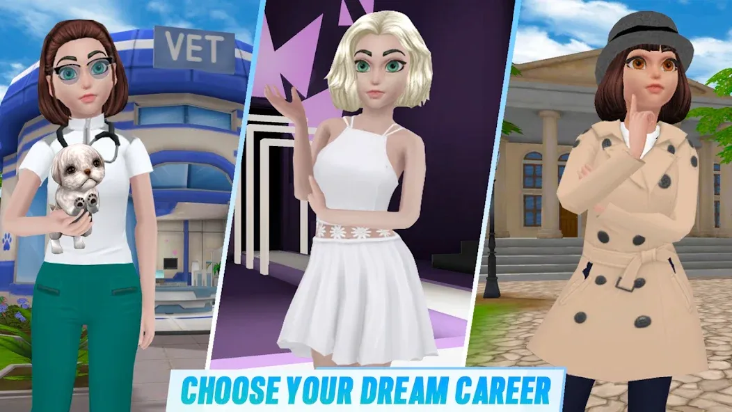 Скачать Virtual Sim Story: Home & Life — Безлимитные деньги и ресурсы — скриншот 5