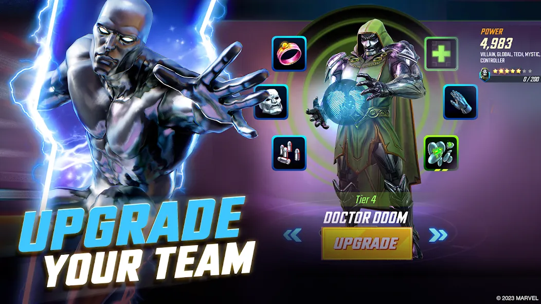 MARVEL Strike Force: Squad RPG Mod APK Безлимитные ресурсы и усиленная команда — Скачать на Андроид — скриншот 5 MARVEL Strike Force: Squad RPG Mod APK Безлимитные ресурсы и усиленная команда — Скачать на Андроид — скриншот 5
