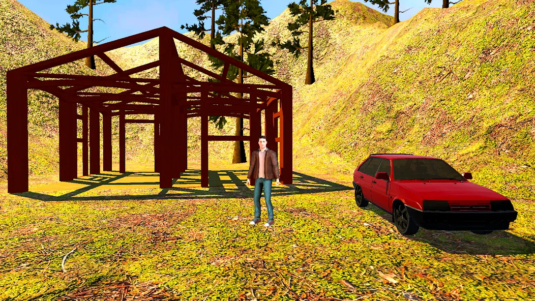 Скачать VAZ Driving Simulator: LADA MOD APK — Безлимитные деньги и все машины открыты — скриншот 3