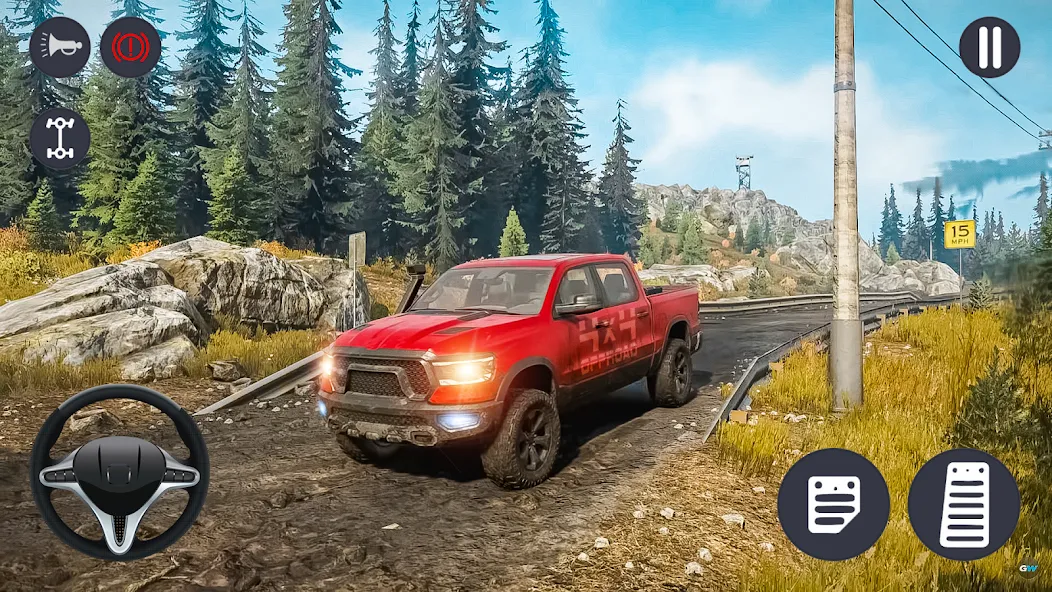 Скачать 4x4 Jeep Offroad Car Driving — Последняя версия (Безлимитные деньги и топливо) — скриншот 2