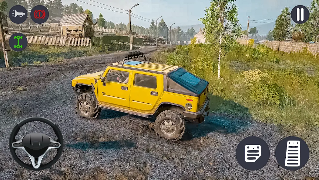 Скачать 4x4 Jeep Offroad Car Driving — Последняя версия (Безлимитные деньги и топливо) — скриншот 5