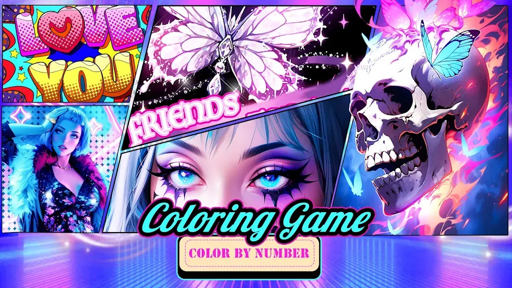 Скачать взломанную Coloring Games-Color By Number — Все раскраски и цвета открыты — скриншот 1 Скачать взломанную Coloring Games-Color By Number — Все раскраски и цвета открыты — скриншот 1