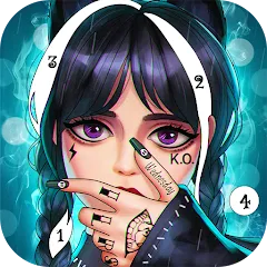 Скачать взломанную Coloring Games-Color By Number — Все раскраски и цвета открыты