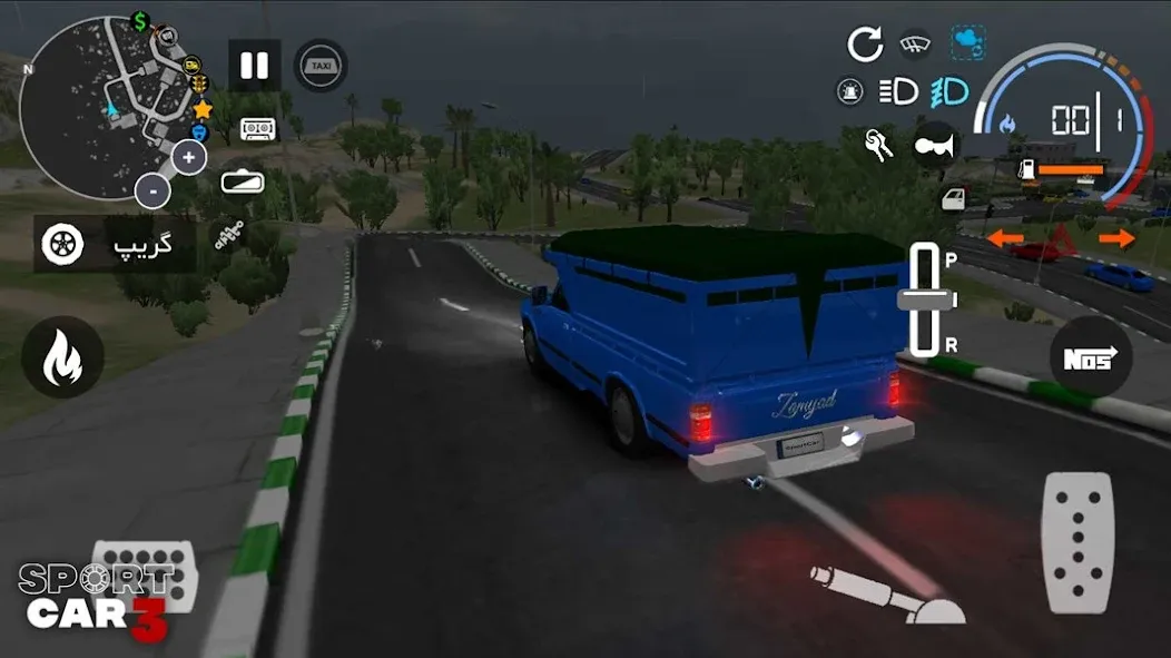 Sport car 3 : Taxi & Police - Mod APK Безлимитные деньги и топливо — Скачать на Андроид — скриншот 2