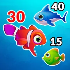Big Eat Fish Games Shark Games (Мод Безлимитные деньги и усиленная акула)