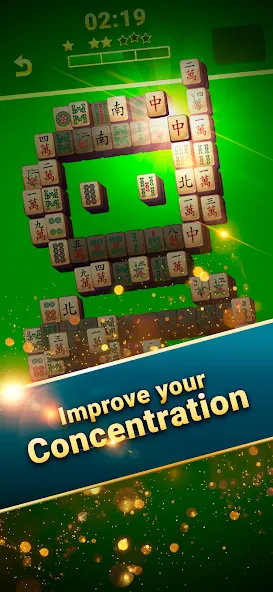 Взлом Mahjong Smash Majong Solitaire — Безлимитные подсказки и открыты все уровни — скриншот 1