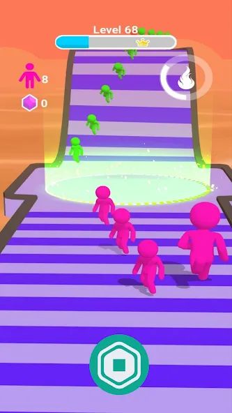 Скачать Robux Loto Run MOD APK — Много робуксов и бонусных уровней — скриншот 2