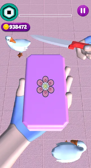 Скачать Robux Slice Soap MOD APK — Без рекламы и все ножи открыты — скриншот 2