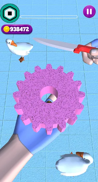 Скачать Robux Slice Soap MOD APK — Без рекламы и все ножи открыты — скриншот 3