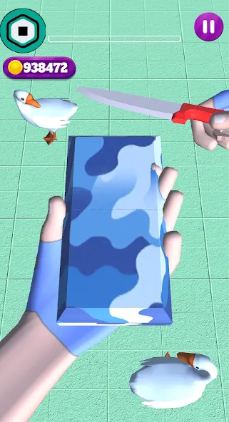 Скачать Robux Slice Soap MOD APK — Без рекламы и все ножи открыты — скриншот 4