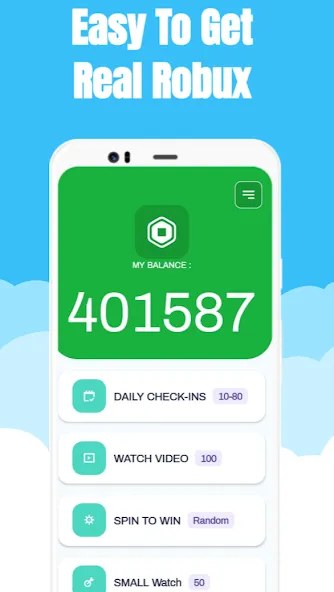 Robux Spin на Андроид — Бесконечные робуксы и вращения — скриншот 1