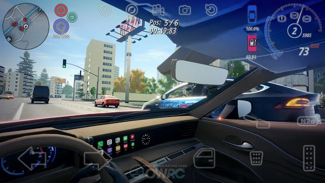 OWRC: Open World Racing Cars на Андроид — Мод Безлимитные деньги и топливо — скриншот 3