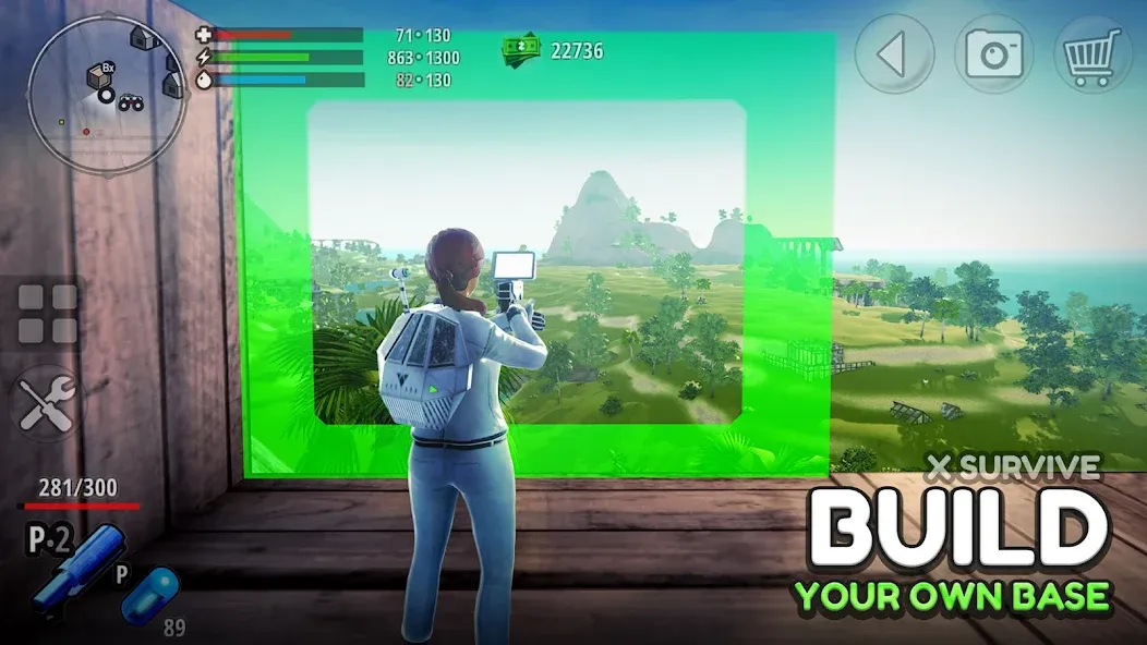 Скачать X Survive: Open World Sandbox на Андроид — Безлимитные ресурсы и открытый мир — скриншот 1
