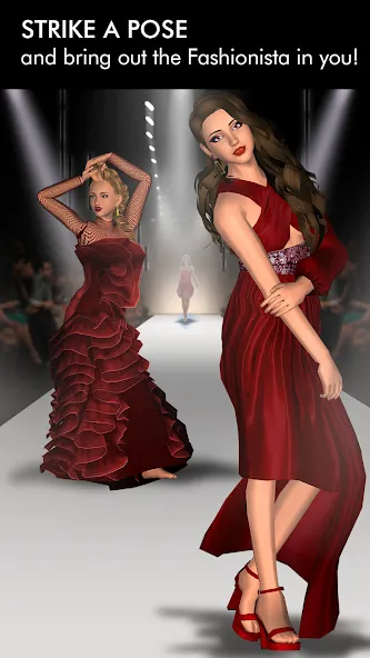 Fashion Empire - Dressup Sim на Андроид — Мод Безлимитные деньги и все наряды — скриншот 2