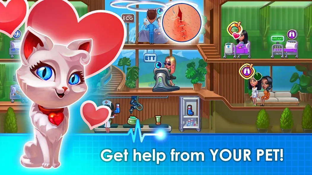 Скачать взлом Doctor Dash ASMR Hospital на Андроид — Безлимитные деньги и все уровни — скриншот 2