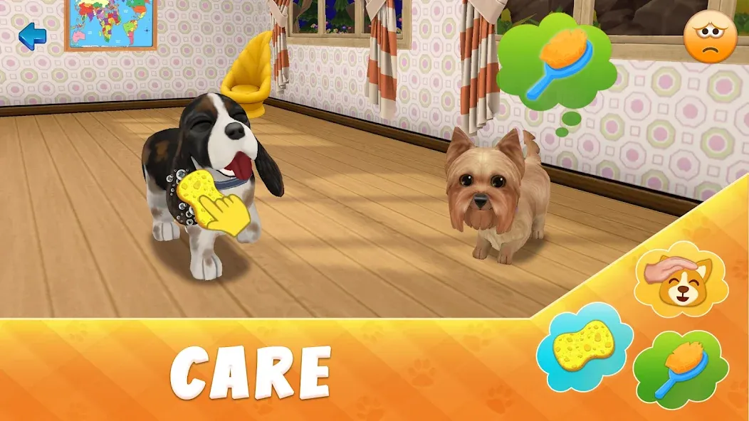 Скачать Dog Town: Puppy Pet Shop Games — Последняя версия (Безлимитные деньги и питомцы) — скриншот 4