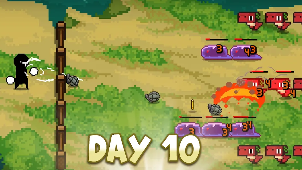 Скачать взломанную Days Bygone - Castle Defender — Безлимитные ресурсы и усиленная защита замка — скриншот 2