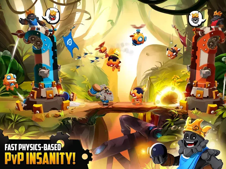 Скачать Badland Brawl MOD APK — Безлимитные ресурсы и открытые персонажи — скриншот 1