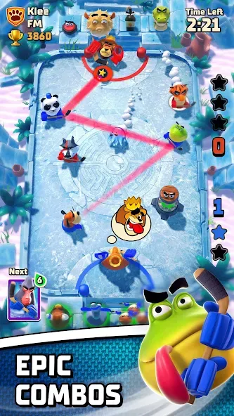 Скачать Rumble Hockey с модом — Безлимитные деньги и все карты открыты — скриншот 3