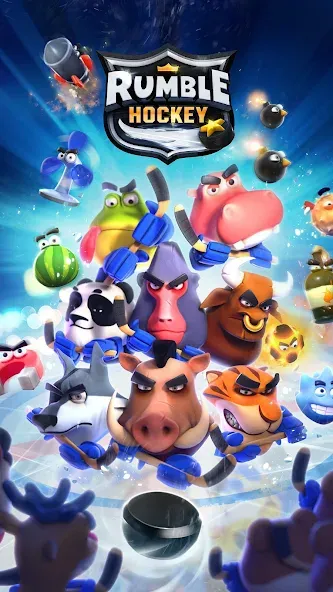 Скачать Rumble Hockey с модом — Безлимитные деньги и все карты открыты — скриншот 5