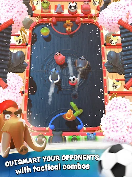 Rumble Stars Football на Андроид — Мод Безлимитные монеты и усиленные игроки — скриншот 3