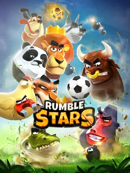 Rumble Stars Football на Андроид — Мод Безлимитные монеты и усиленные игроки — скриншот 5